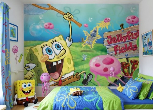 Spongebob 252x182cm carta - 252x182cm,