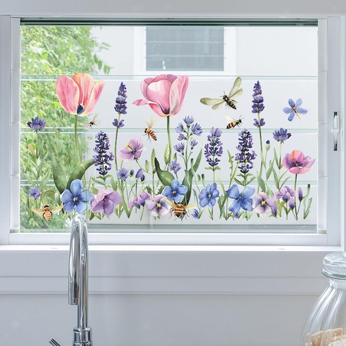 Adesivi murali con - , fiori