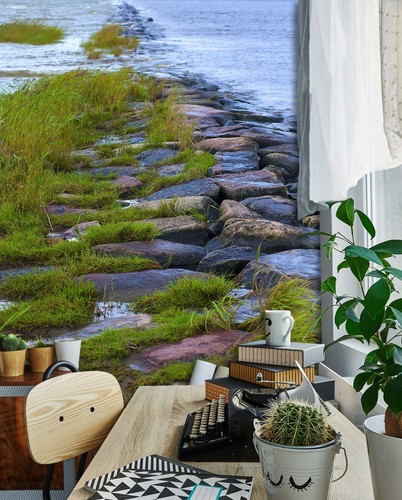 Stone grass b1064 wallpaper - stone,