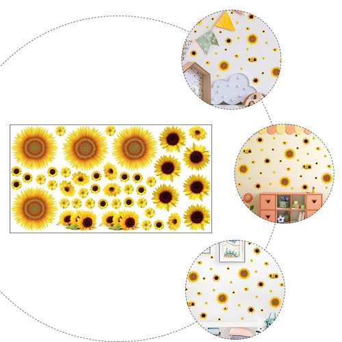 Adesivi murali girasoli - adesivi,